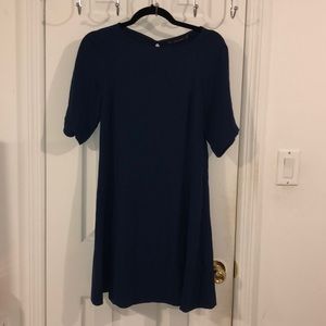Zara dark blue dress